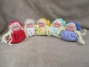 5 Juffertjes met lavendel kant en klaar, 7 cm